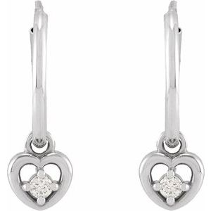 Heart Hoop Earrings