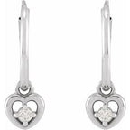 Heart Hoop Earrings