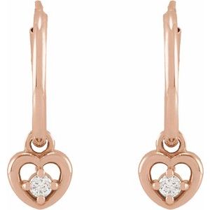 Heart Hoop Earrings