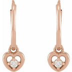 Heart Hoop Earrings
