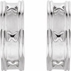 J-Hoop Earrings