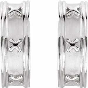 J-Hoop Earrings