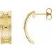 J-Hoop Earrings