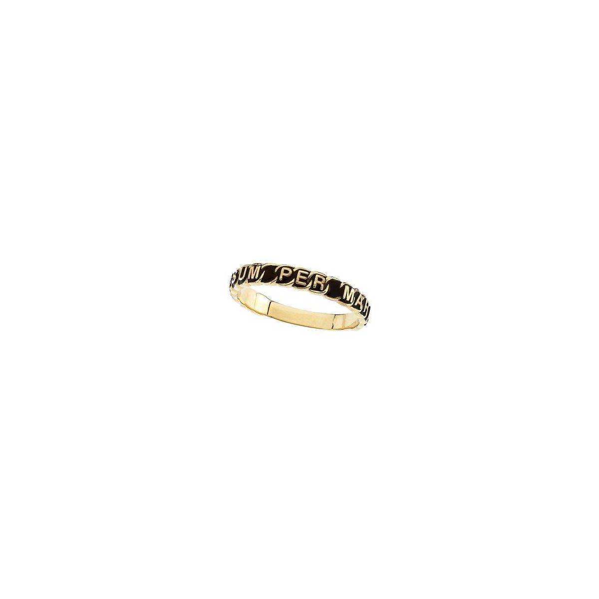"To Jesus Through Mary" Total Consecration Ring