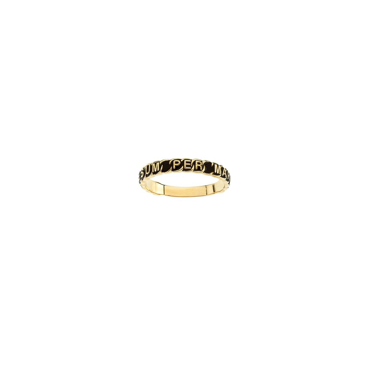 "To Jesus Through Mary" Total Consecration Ring