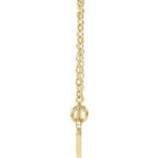 Engravable Oval Necklace