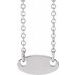 Engravable Oval Necklace