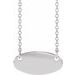 Engravable Oval Necklace