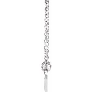 Engravable Oval Necklace