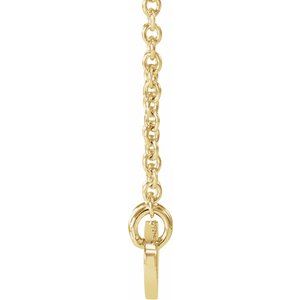 Engravable Oval Necklace