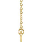 Engravable Oval Necklace