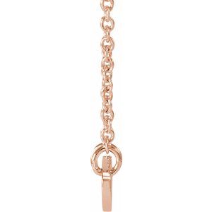 Engravable Oval Necklace