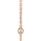 Engravable Oval Necklace