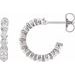 Accented Hoop Earrings
