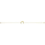 Adjustable Crescent Moon Bracelet