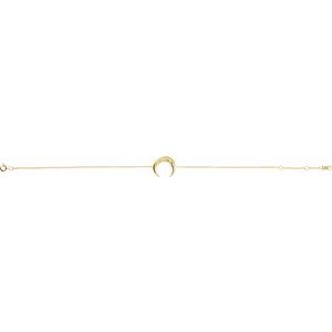 Adjustable Crescent Moon Bracelet