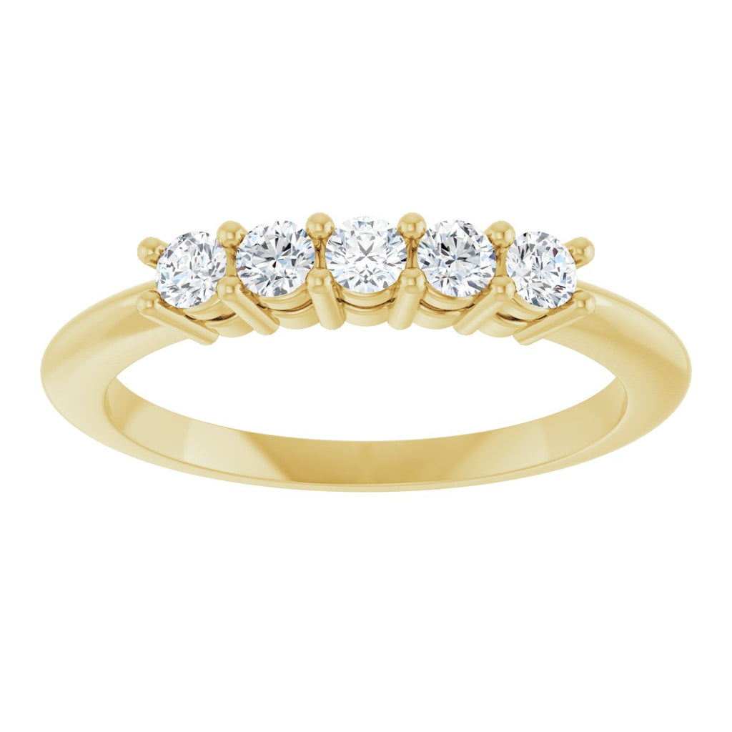 Five-Stone Anniversary Band