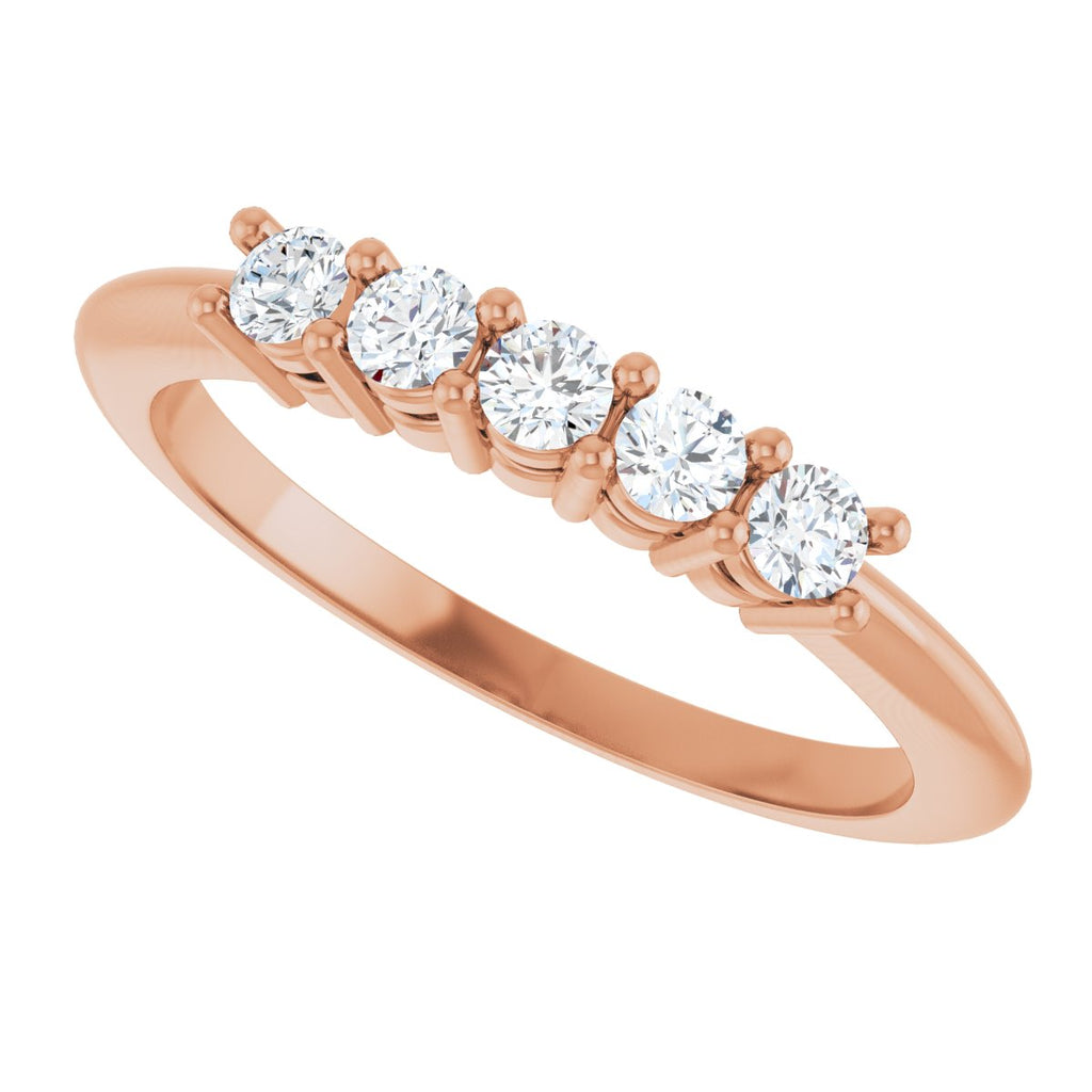 Five-Stone Anniversary Band
