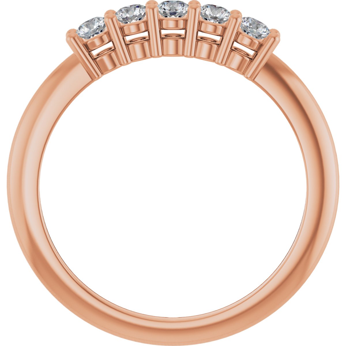 Five-Stone Anniversary Band