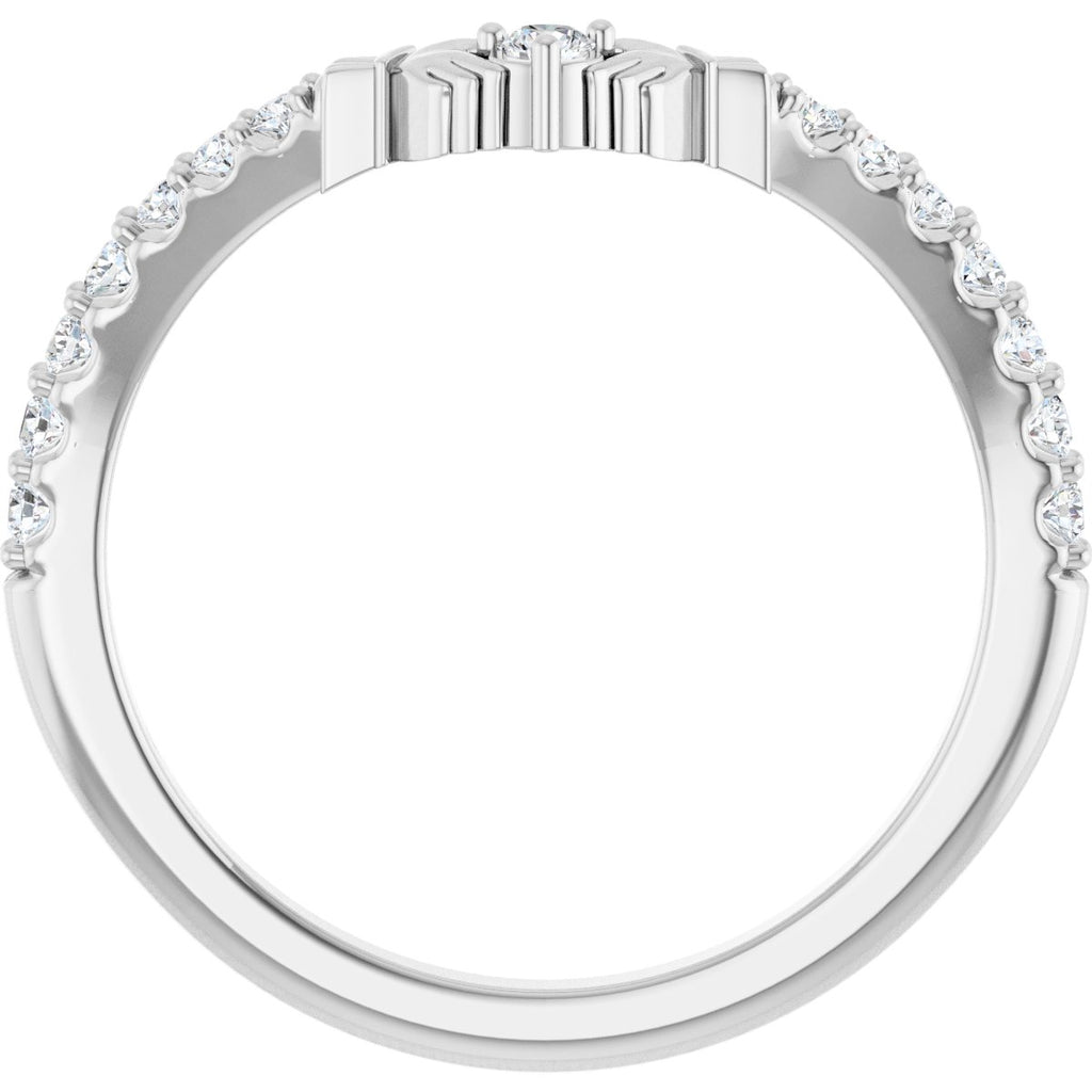 Contour Claddagh Band