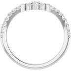 Contour Claddagh Band