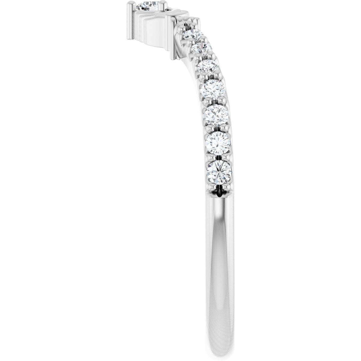 Contour Claddagh Band