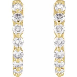 Accented Hoop Earrings