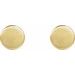 Engravable Disc Earrings