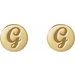 Engravable Disc Earrings