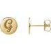 Engravable Disc Earrings
