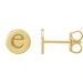 Engravable Disc Earrings