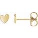Asymmetric Heart Earrings
