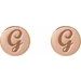 Engravable Disc Earrings