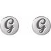Engravable Disc Earrings