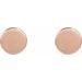 Engravable Disc Earrings