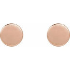 Engravable Disc Earrings