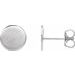 Engravable Disc Earrings
