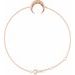 Adjustable Crescent Moon Bracelet