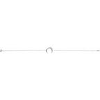 Adjustable Crescent Moon Bracelet