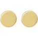 Engravable Disc Earrings