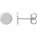Engravable Disc Earrings