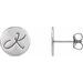 Engravable Disc Earrings