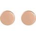 Engravable Disc Earrings