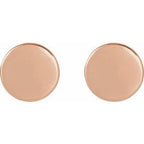 Engravable Disc Earrings