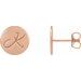 Engravable Disc Earrings