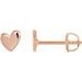 Asymmetric Heart Earrings