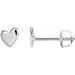 Asymmetric Heart Earrings