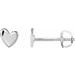 Asymmetric Heart Earrings