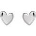 Asymmetric Heart Earrings