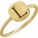 Be Posh® Engravable Rope Signet Ring